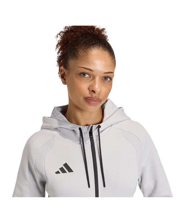 adidas adidas Tiro Travel Hoody Damen Funktionssweatshirt Damen - grau - 1 | SportScheck