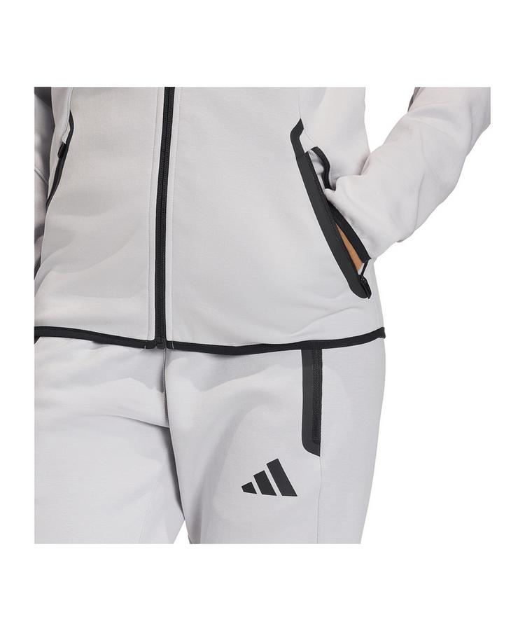 adidas adidas Tiro Travel Hoody Damen Funktionssweatshirt Damen - grau - 2 | SportScheck