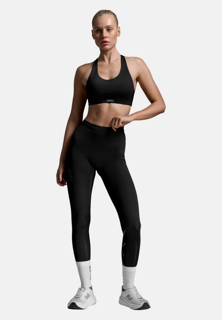 2XU 2XU Light Speed React Hi-Rise Tight Tights Damen - black-black reflective - 0 | SportScheck