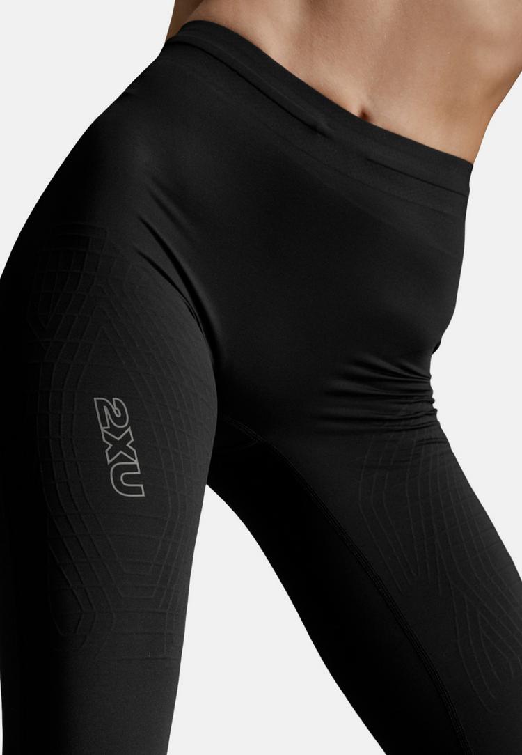 2XU 2XU Light Speed React Hi-Rise Tight Tights Damen - black-black reflective - 4 | SportScheck