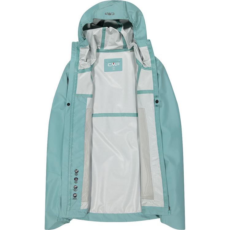 CMP CMP JACKET FIX HOOD Outdoorjacke Damen - T&uuml;rkis2410 - 2 | SportScheck