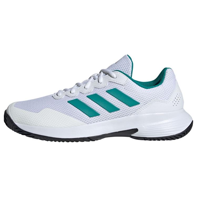 adidas adidas Gamecourt 2.0 Tennisschuh Tennisschuhe Herren - Cloud White / Pure Teal / Core Black - 0 | SportScheck