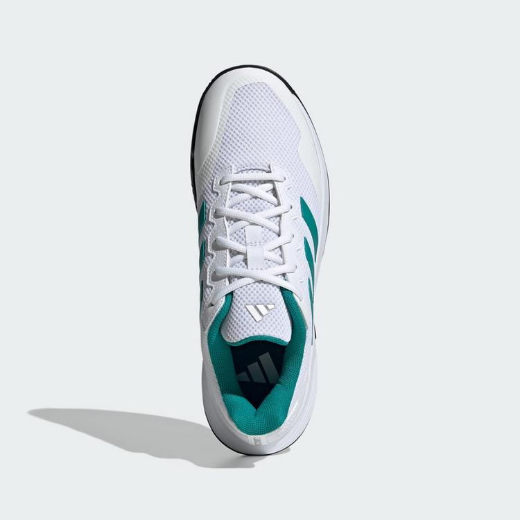 adidas adidas Gamecourt 2.0 Tennisschuh Tennisschuhe Herren - Cloud White / Pure Teal / Core Black - 1 | SportScheck