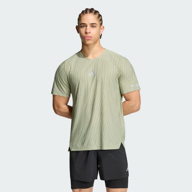 adidas adidas ADI365 Climacool+ Engineered T-Shirt T-Shirt Herren - Tent Green / Halo Green - 0 | SportScheck