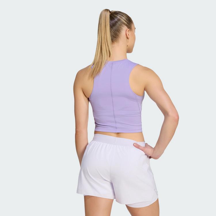 adidas adidas adi365 Iconic Running tanktop, K&uuml;rzer Croptop Damen - Magic Lilac - 1 | SportScheck