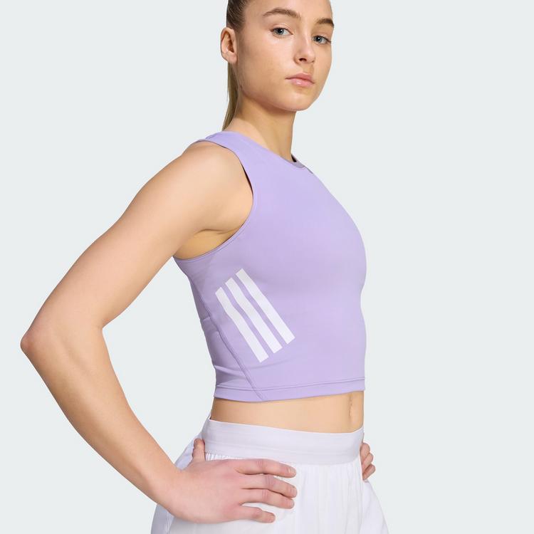 adidas adidas adi365 Iconic Running tanktop, K&uuml;rzer Croptop Damen - Magic Lilac - 1 | SportScheck