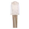 adidas Essentials Kids Trainingsanzug Hoodie Kinder - Crystal Linen / White