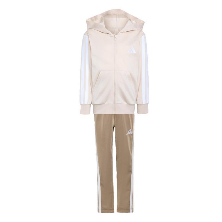 adidas adidas Essentials Kids Trainingsanzug Hoodie Kinder - Crystal Linen / White - 0 | SportScheck