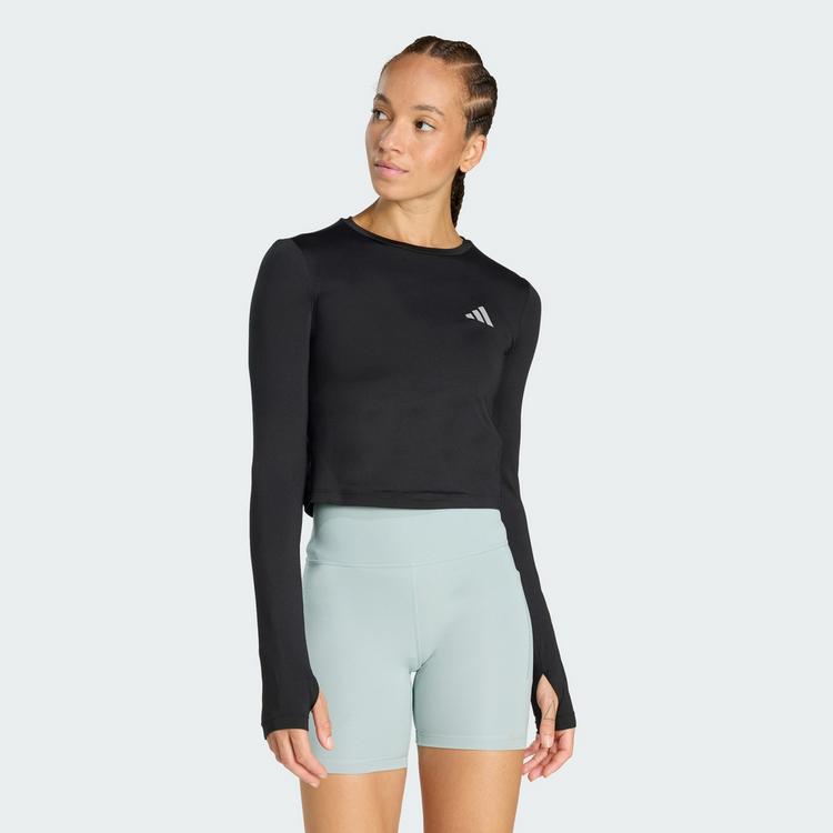 adidas adidas adi365 Running Essentials Longsleeve Langarmshirt Damen - Black - 0 | SportScheck