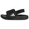 adidas ADILETTE ESTRAP 2.0 BADESCHLAPPEN F&Uuml;R Sandalen Kinder - Core Black / Cloud White / Core Black