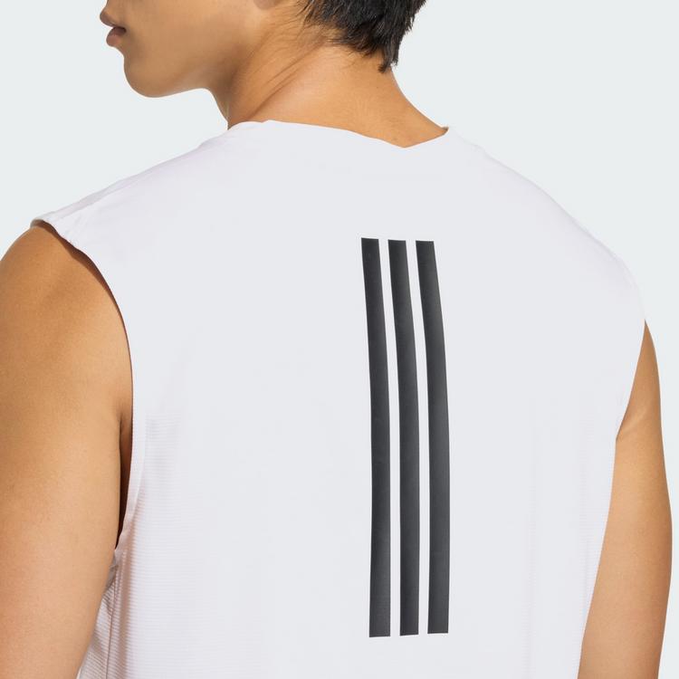adidas adidas D4T PrimeLift 3-STREIFEN TANKTOP Tanktop Herren - White - 1 | SportScheck