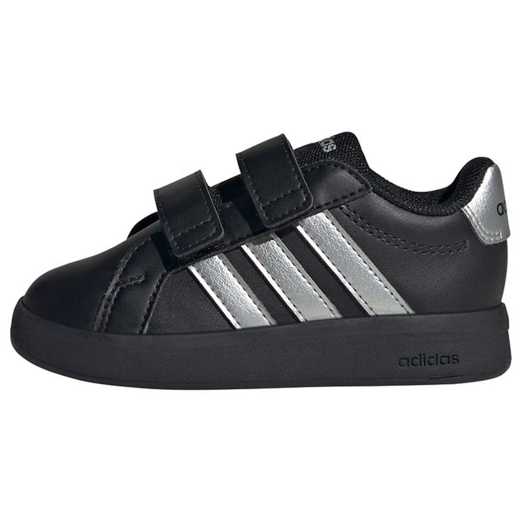 adidas adidas GRAND COURT 3.0 KIDS SCHUH Sneaker Kinder - Core Black / Silver Metallic / Core Black - 0 | SportScheck