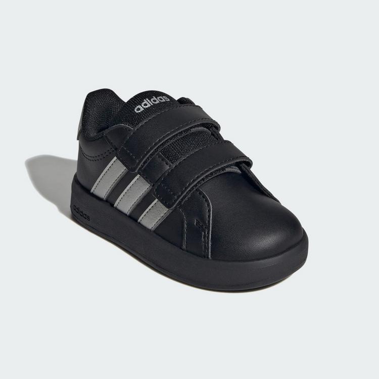 adidas adidas GRAND COURT 3.0 KIDS SCHUH Sneaker Kinder - Core Black / Silver Metallic / Core Black - 3 | SportScheck