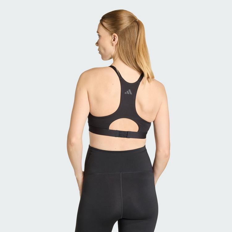 adidas adidas Optime Workout Still-BH, mittlere BH Damen - Black - 1 | SportScheck