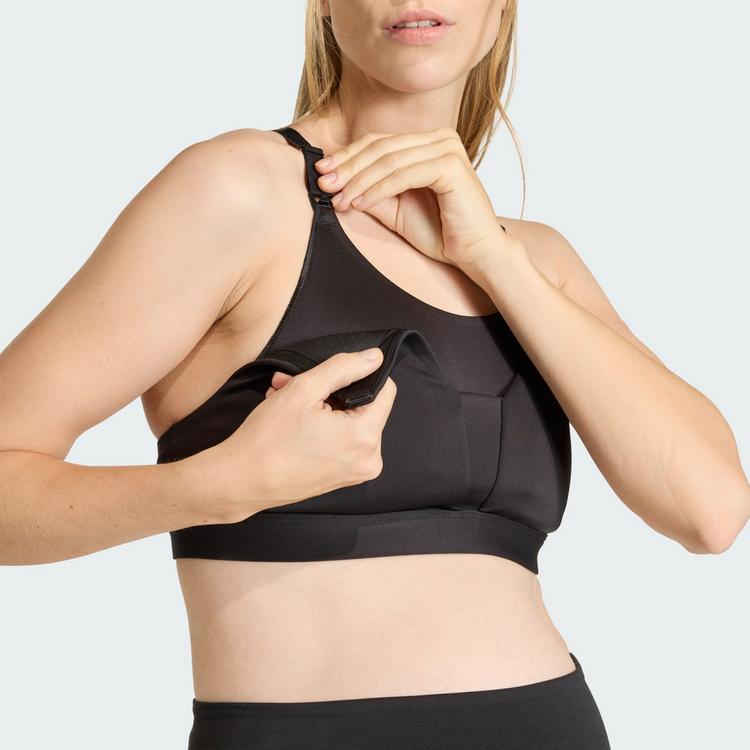 adidas adidas Optime Workout Still-BH, mittlere BH Damen - Black - 1 | SportScheck