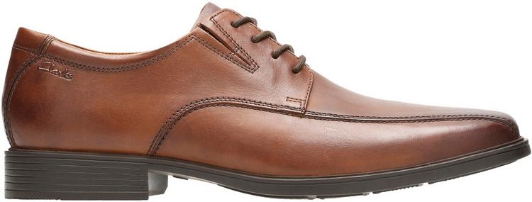 Clarks Clarks Tilden Halbschuhe Herren - 5234 Dark Tan Lea - 0 | SportScheck