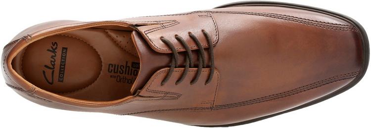 Clarks Clarks Tilden Halbschuhe Herren - 5234 Dark Tan Lea - 1 | SportScheck