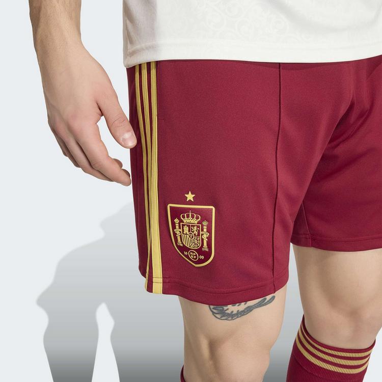 adidas adidas Spanien 26 Ausw&auml;rtsshorts Fu&szlig;ballshorts Herren - Team Coll Burgundy 2 - 0 | SportScheck