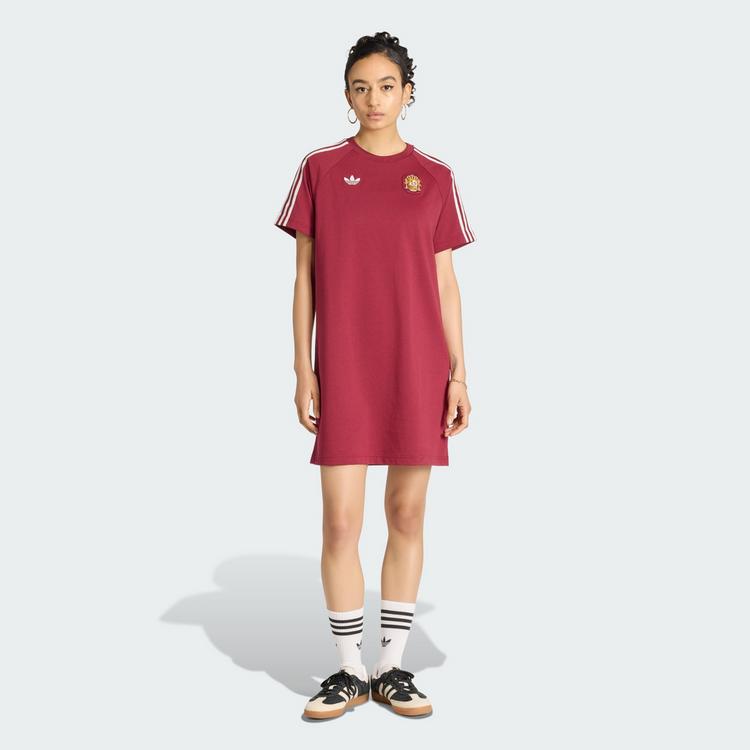 adidas adidas Spanien Originals Kleid Kleid Damen - Team Coll Burgundy 2 - 0 | SportScheck