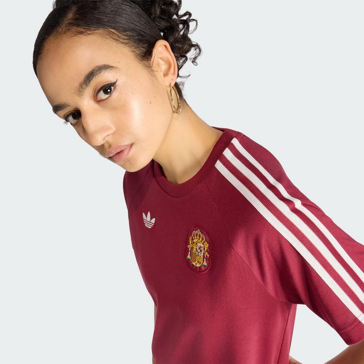 adidas adidas Spanien Originals Kleid Kleid Damen - Team Coll Burgundy 2 - 0 | SportScheck