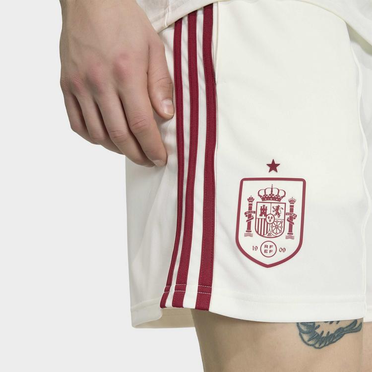 adidas adidas Spanien 26 Ausw&auml;rtsshorts Fu&szlig;ballshorts Herren - Off White - 0 | SportScheck