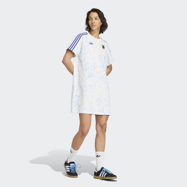 adidas adidas Argentinien Originals Kleid Kleid Damen - Off White - 0 | SportScheck