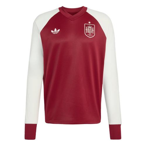 adidas Spanien 26 Pre-Match Ausw&auml;rtstrikot, Langarmshirt Herren