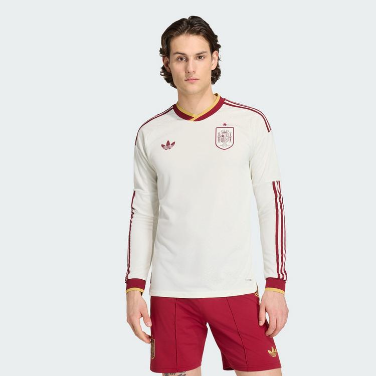 adidas adidas Spanien 26 Authentic Ausw&auml;rtstrikot, Trikot Herren - Off White - 1 | SportScheck