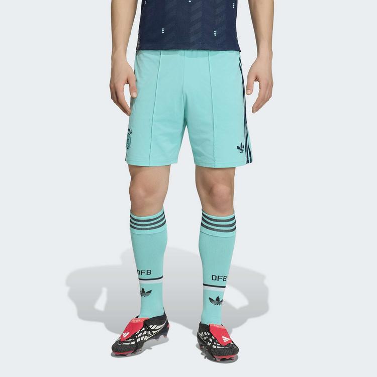 adidas adidas Deutschland 26 Ausw&auml;rtsshorts Fu&szlig;ballshorts Herren - Flash Aqua - 0 | SportScheck