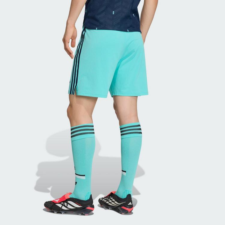 adidas adidas Deutschland 26 Ausw&auml;rtsshorts Fu&szlig;ballshorts Herren - Flash Aqua - 2 | SportScheck