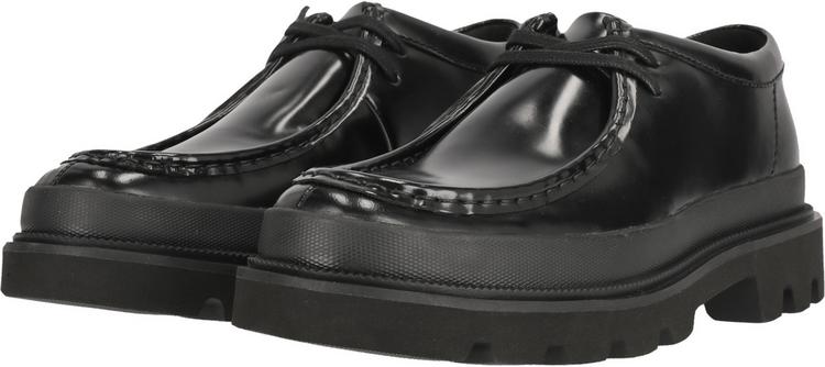 Clarks Clarks Badell Seam Halbschuhe Herren - 1216A Blk HiShine Lea - 1 | SportScheck