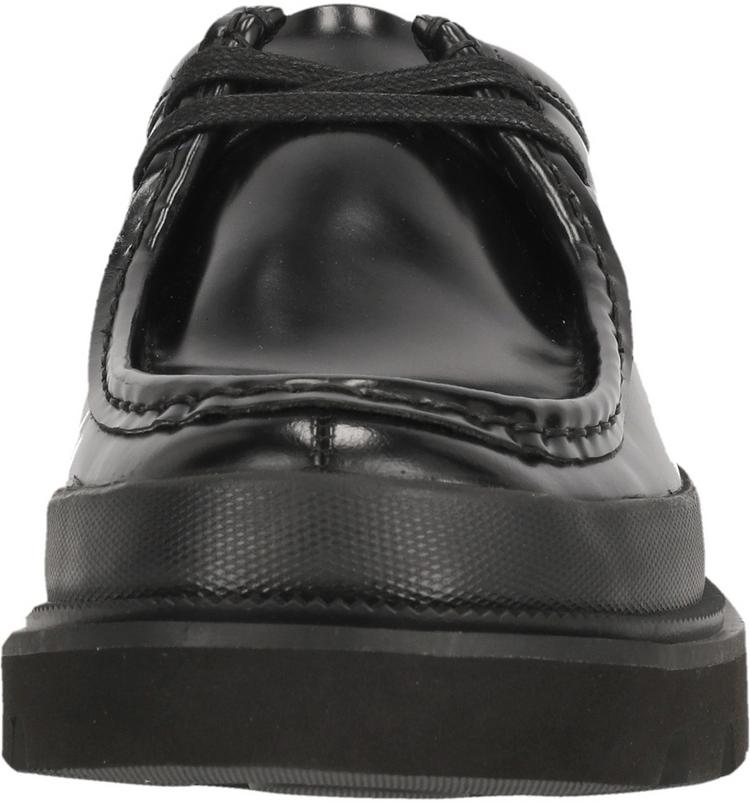Clarks Clarks Badell Seam Halbschuhe Herren - 1216A Blk HiShine Lea - 5 | SportScheck