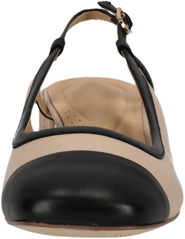 Clarks Clarks Nyta45 Sling Halbschuhe Damen - 1242A Sand Combi Lea - 5 | SportScheck