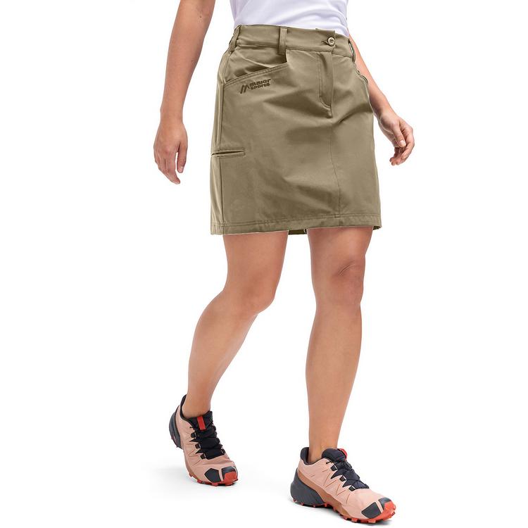 Maier Sports Maier Sports Lulaka Skort Loop Outdoorrock Damen - Hellbraun - 3 | SportScheck