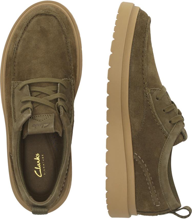 Clarks Clarks Polden Moc Halbschuhe Herren - 3227 Olive Suede - 3 | SportScheck
