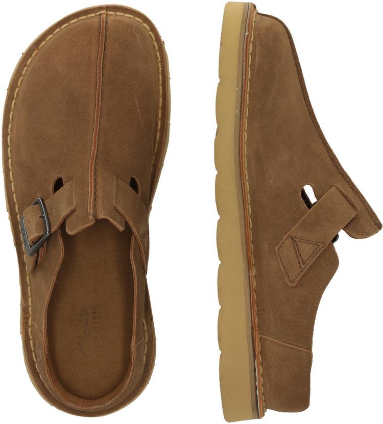Clarks Clarks Solsbury Mule Slipper Herren - 1224 Cola Suede - 2 | SportScheck