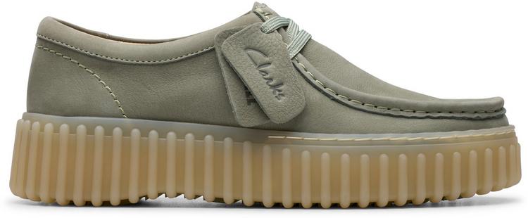 Clarks Clarks Torhill Bee Halbschuhe Damen - 5340 Light Green Nub - 0 | SportScheck
