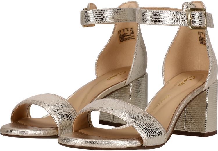 Clarks Clarks Ezoria Mae Sandalen Damen - 5332 Champagne Int - 1 | SportScheck