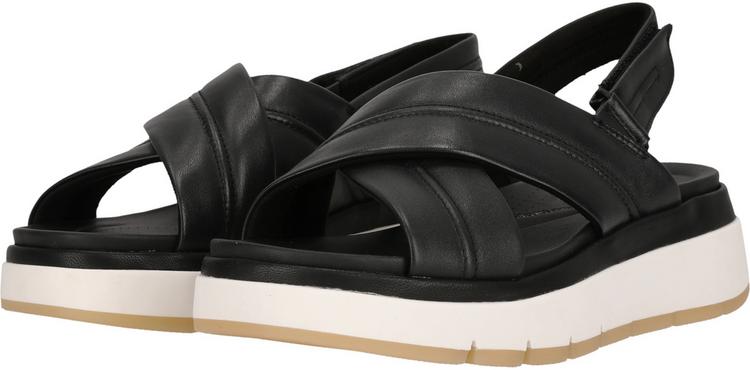 Clarks Clarks Tuscan Cross Sandalen Damen - 1216 Black Leather - 0 | SportScheck
