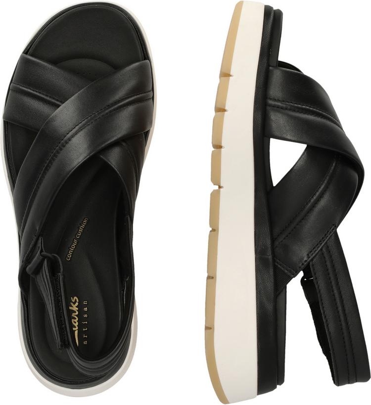 Clarks Clarks Tuscan Cross Sandalen Damen - 1216 Black Leather - 1 | SportScheck