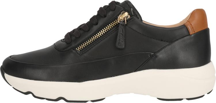 Clarks Clarks Tivoli Sneaker Damen - 1216 Black Leather - 0 | SportScheck