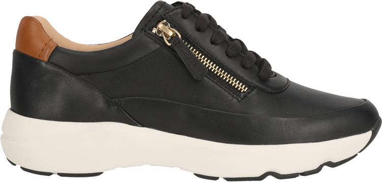 Clarks Clarks Tivoli Sneaker Damen - 1216 Black Leather - 0 | SportScheck