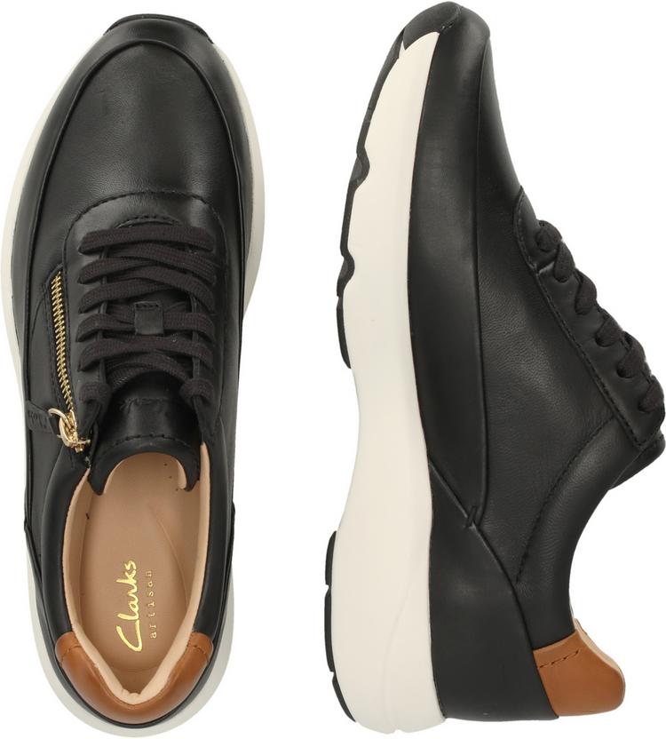 Clarks Clarks Tivoli Sneaker Damen - 1216 Black Leather - 2 | SportScheck