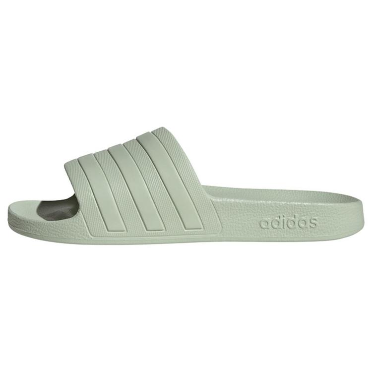 adidas adidas Aqua adilette Badelatschen - Linen Green / Linen Green / Linen Green - 0 | SportScheck