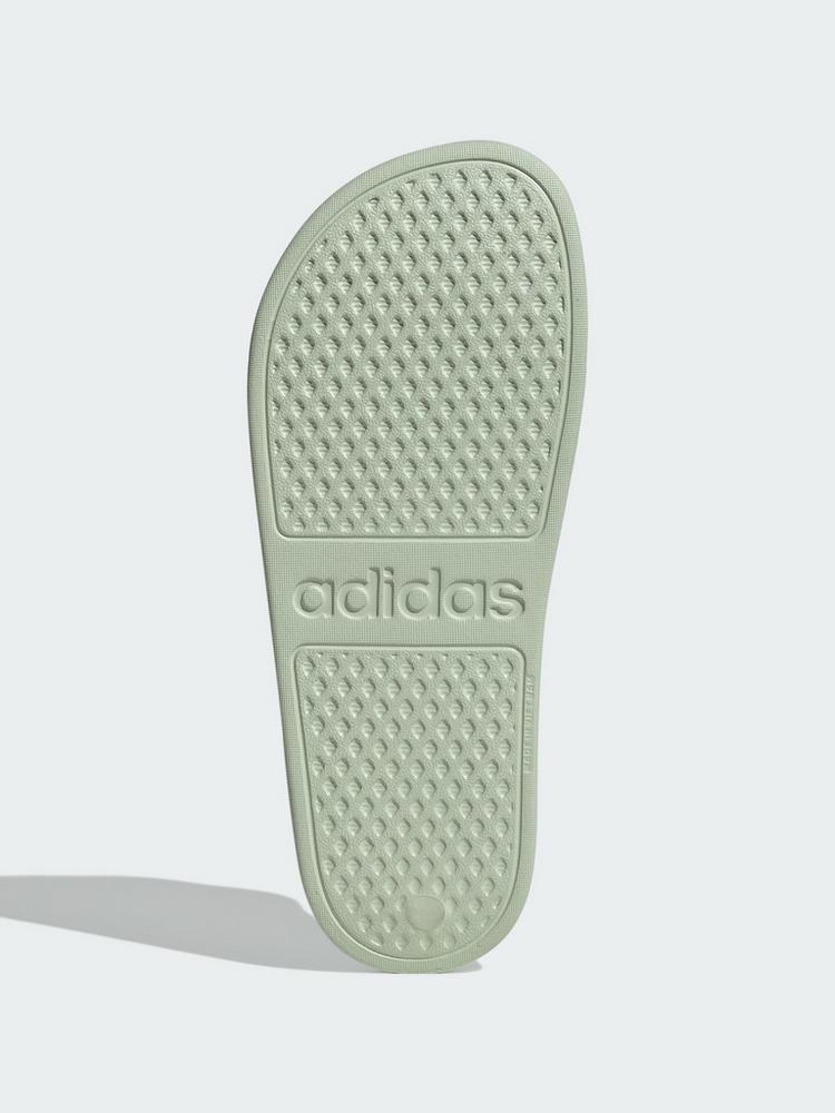 adidas adidas Aqua adilette Badelatschen - Linen Green / Linen Green / Linen Green - 2 | SportScheck