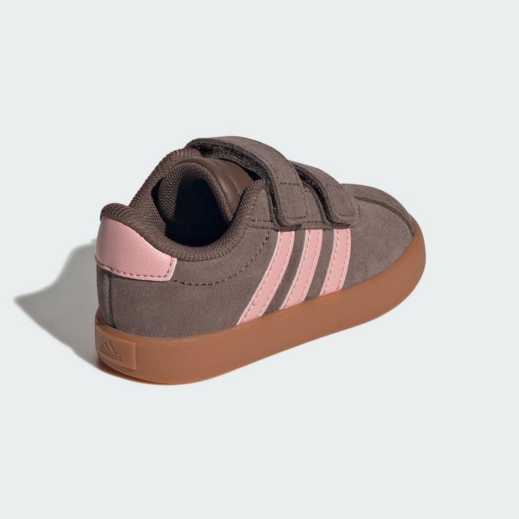 adidas adidas VL Court 3.0 Schuh Sneaker Kinder - Earth Strata / Semi Frozen Turbo / Amber Gum - 4 | SportScheck