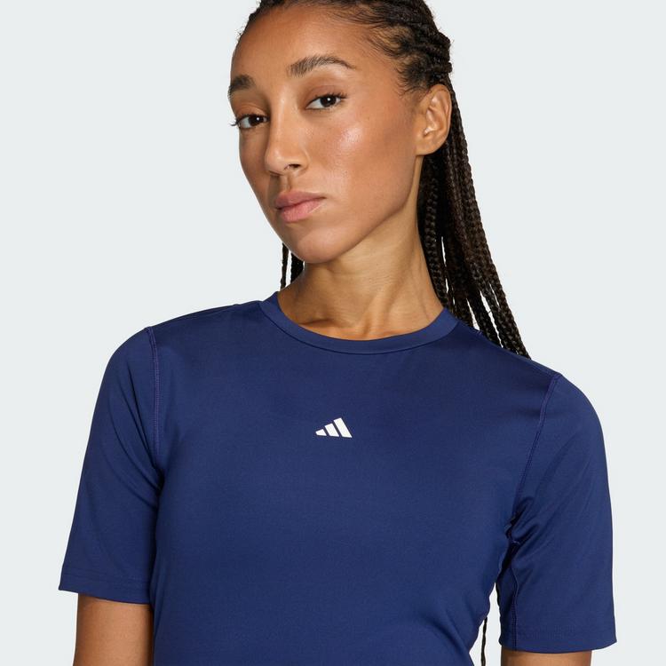 adidas adidas TECHFIT Training T-Shirt Funktionsshirt Damen - Dark Blue - 1 | SportScheck