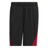 adidas Legends 3-Streifen Basketball Shorts Basketball-Shorts Herren - Black / Team Power Red 2