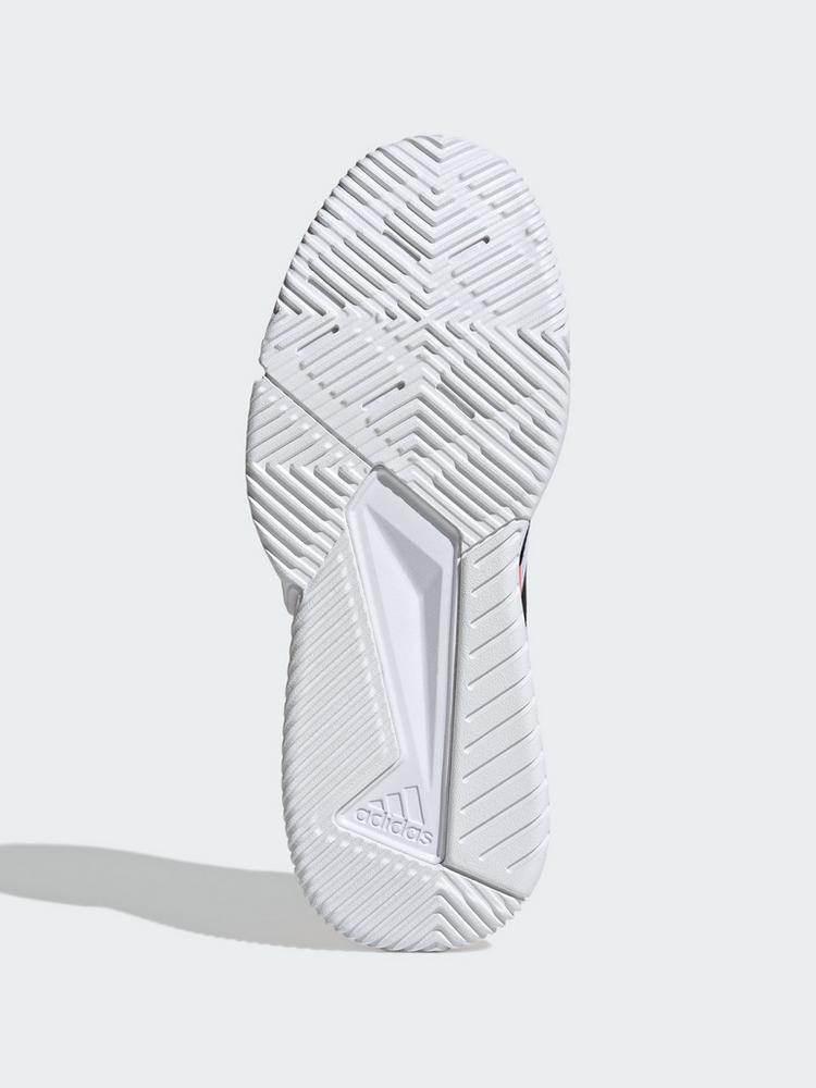 adidas adidas Courtquick Padel Schuh Tennisschuhe Herren - Cloud White / Core Black / Solar Turbo - 2 | SportScheck