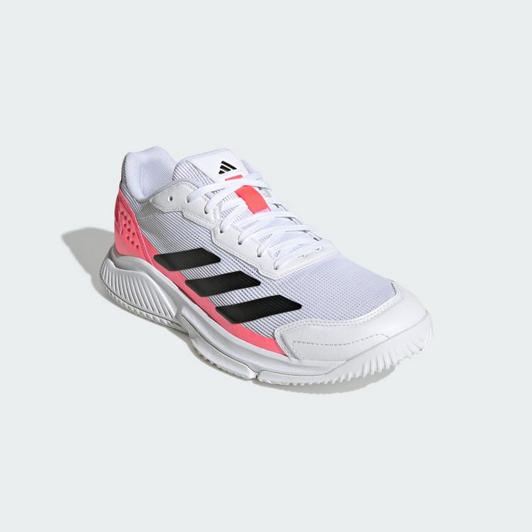 adidas adidas Courtquick Padel Schuh Tennisschuhe Herren - Cloud White / Core Black / Solar Turbo - 3 | SportScheck